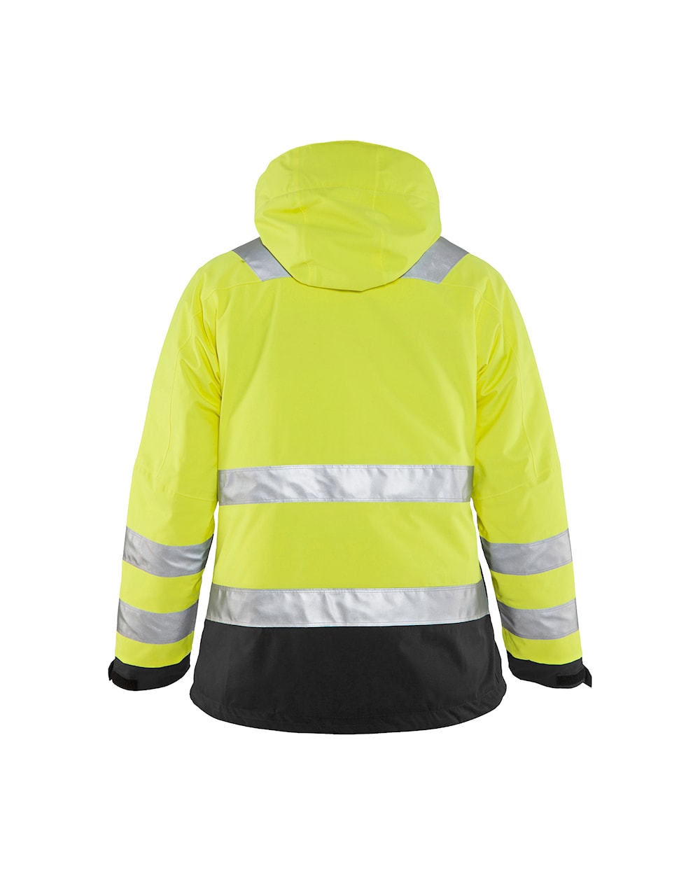 Blaklader Women's Hi-Vis Winter Jacket 4872 #colour_hi-vis-yellow-black