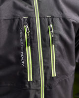 Blaklader Lightweight Lined Functional Jacket 4890 #colour_black-hi-vis-yellow