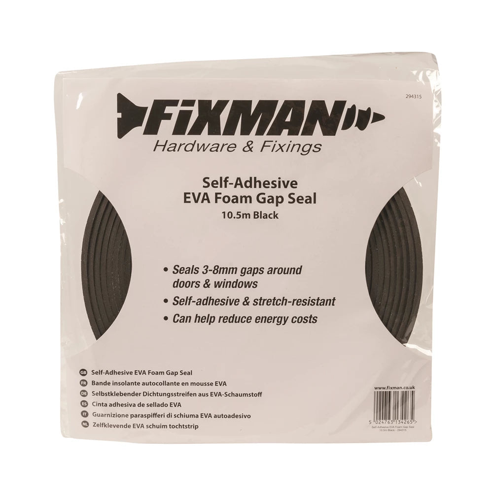 Fixman Self-Adhesive Eva Foam Gap Seal