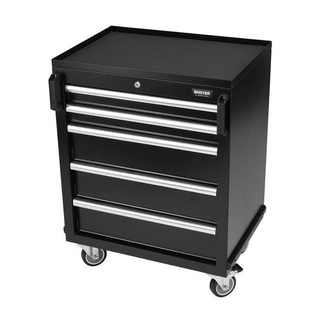 Draper Tools Bunker Modular Mobile Cabinet, 5 Drawer, 646mm