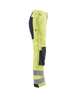 Blaklader Trousers Multinorm Inherent with Stretch Women 7191 #colour_hi-vis-yellow-navy-blue