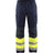 Blaklader Multinorm Winter Trousers 1869 #colour_navy-blue-hi-vis-yellow