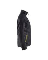 Blaklader Softshell Jacket 4950 #colour_black-hi-vis-yellow