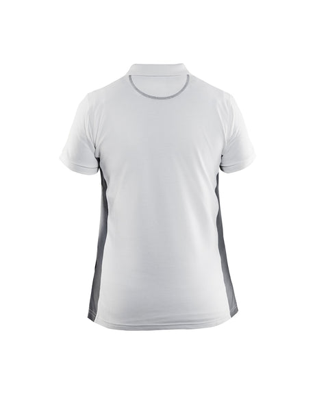 Blaklader Women's Polo Shirt 3390 #colour_white-grey