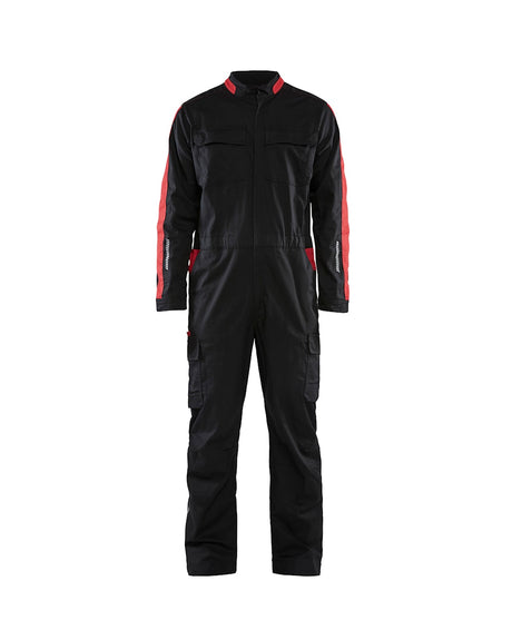 Blaklader Industry Overalls Stretch 6144 #colour_black-red