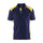 Blaklader Polo Shirt 3324 #colour_navy-blue-hi-vis-yellow