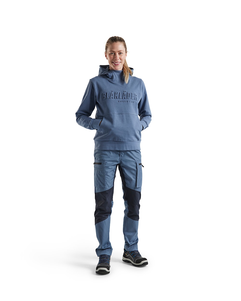 Blaklader Women's Hoodie 3D 3560 #colour_numb-blue