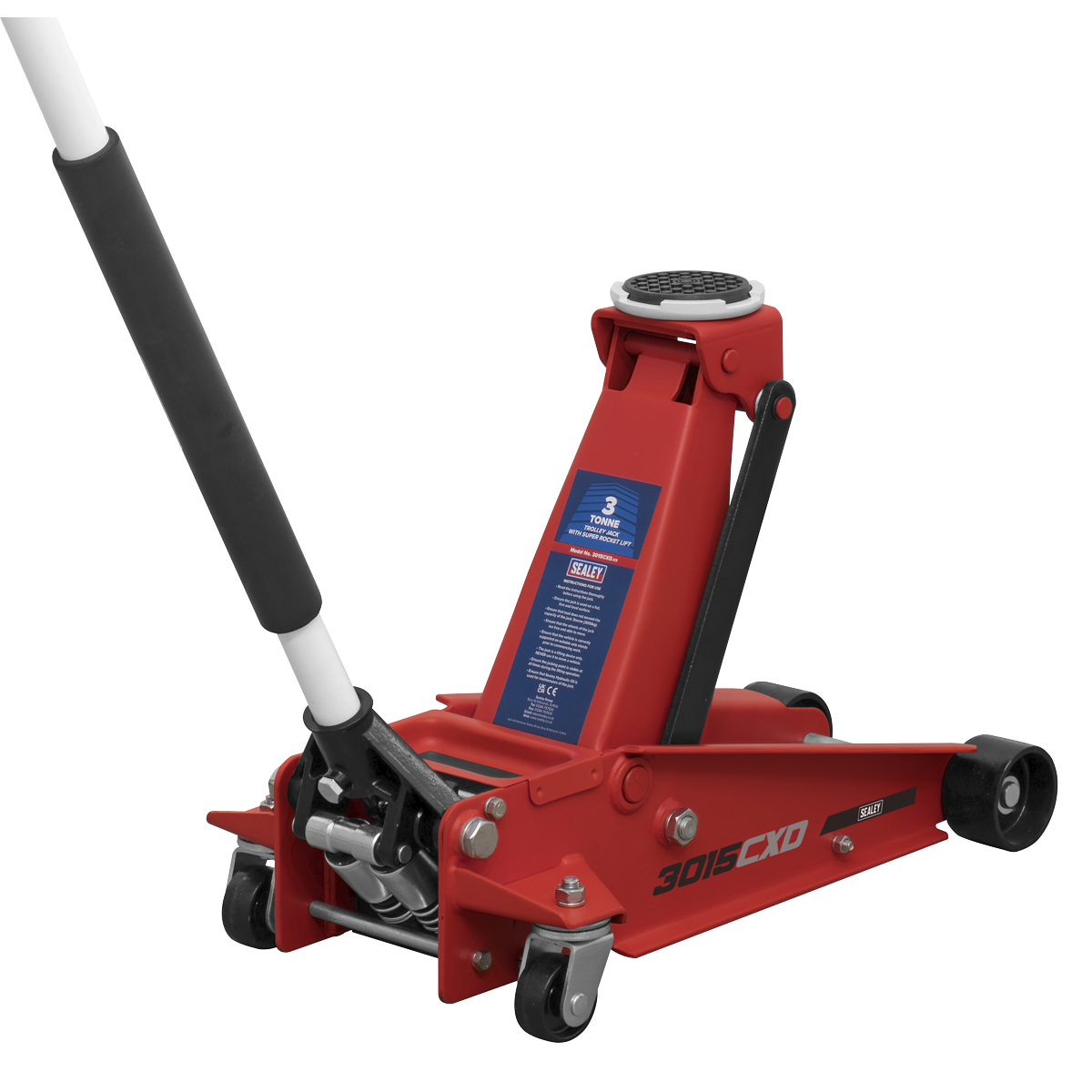 Sealey Trolley Jack 3 Tonne Super Rocket Lift