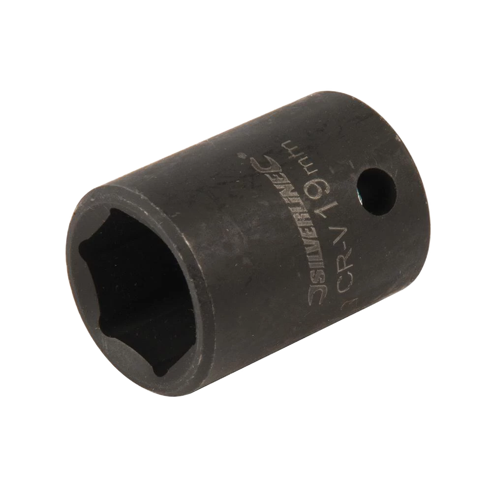 Silverline Impact Socket 1/2" Drive 6Pt Metric