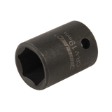 Silverline Impact Socket 1/2" Drive 6Pt Metric