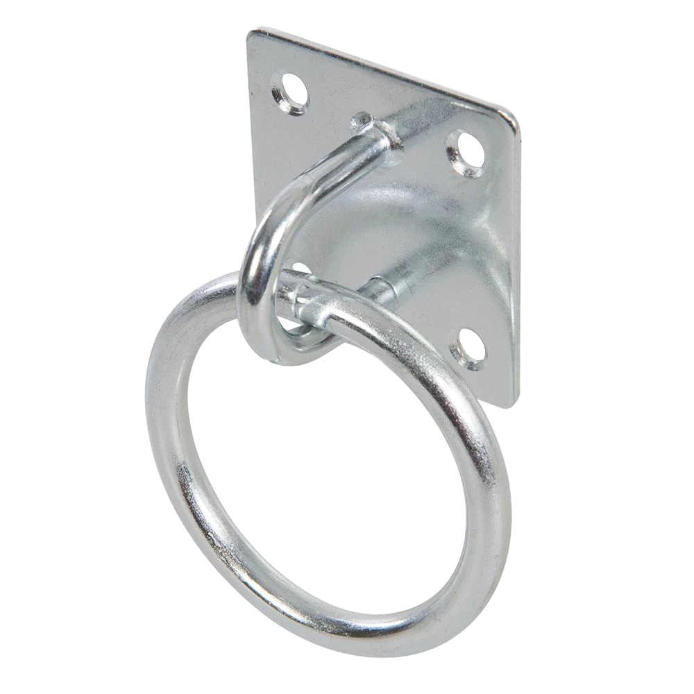 Fixman Chain Plate Electro Galvanised - Ring 50mm x 50mm