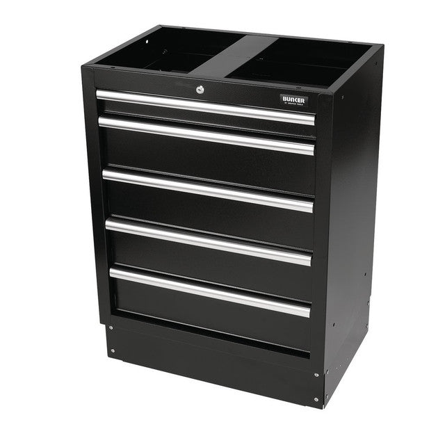 Draper Tools Bunker&#174; Modular Floor Cabinet, 5 Drawer, 680mm