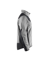 Blaklader Knitted Jacket with Softshell 5942 #colour_grey-melange-black