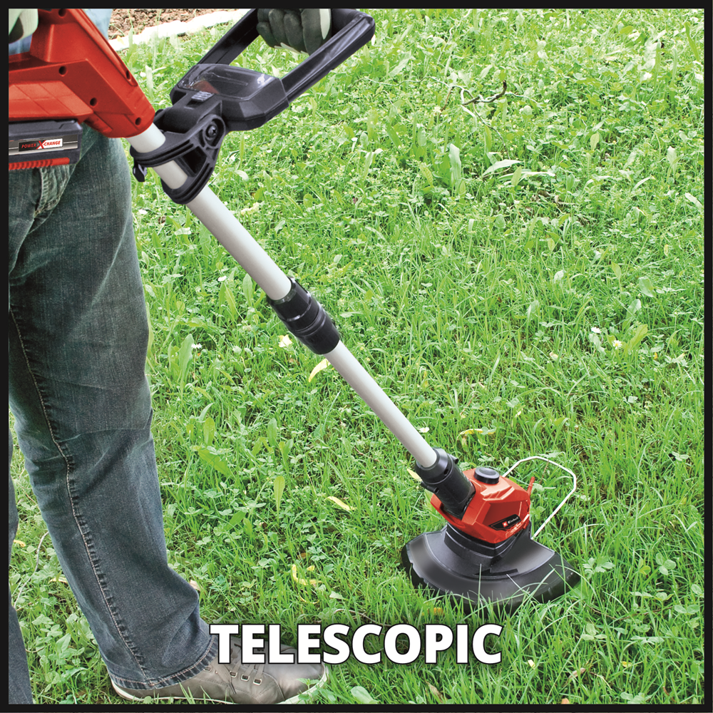 Einhell GE-CT 18 Li-Solo Power X-Change Grass Trimmer 18V, 24cm Width - Body Only