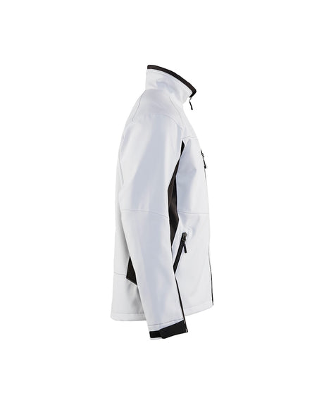 Blaklader Softshell Jacket 4950 #colour_white-dark-grey