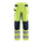 Blaklader Women's Hi-Vis Trousers with Stretch 7163 #colour_hi-vis-yellow-navy-blue