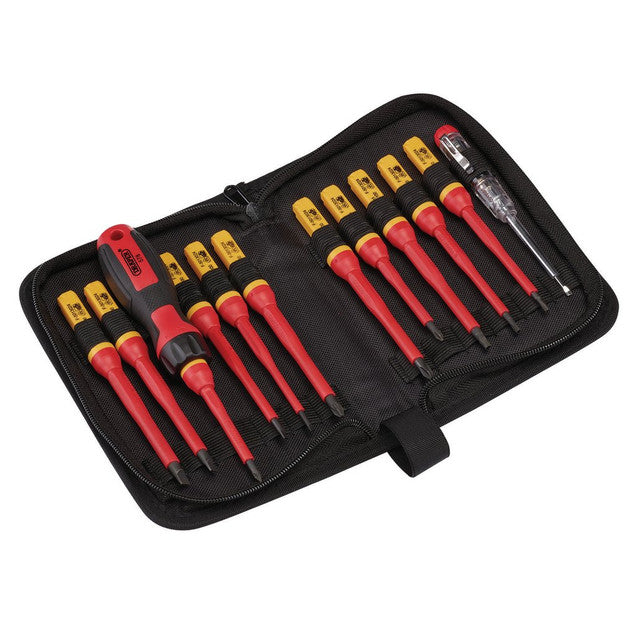 Draper Tools Interchangeable Blade Screwdriver Set (13 Piece)