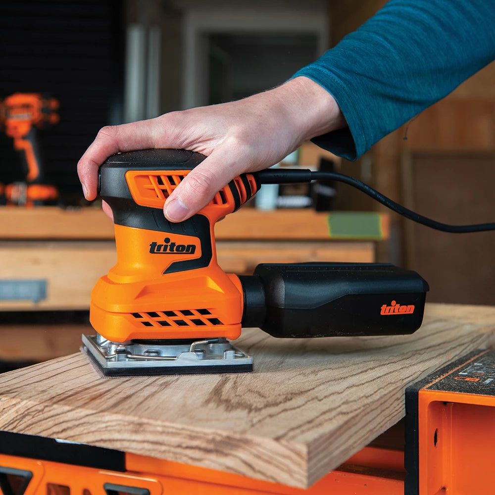 Triton 200W Orbital Palm Sander 1/4 Sheet