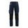 Blaklader Women's Service Trousers with Stretch 7195 #colour_dark-navy-blue-hi-vis-yellow