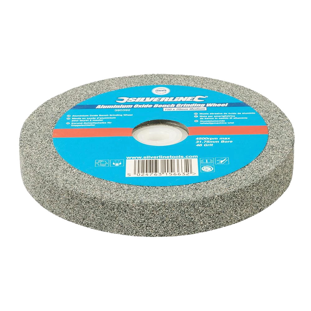 Silverline Aluminium Oxide Bench Grinding Wheel