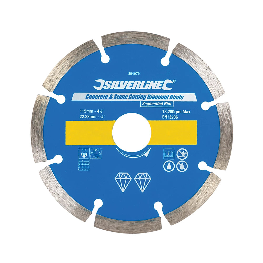 Silverline Concrete & Stone Cutting Diamond Blade