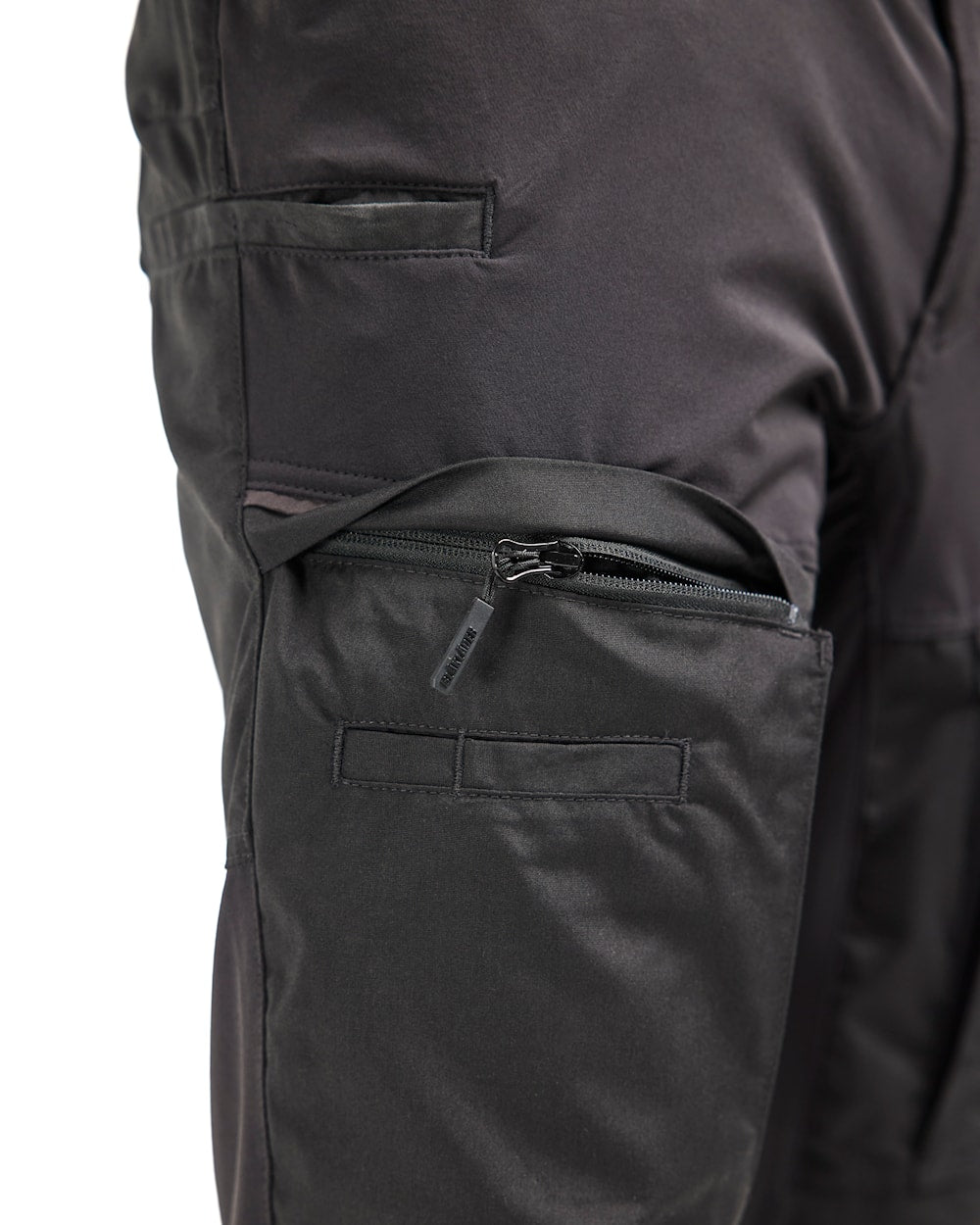Blaklader Service Trousers with Stretch 1456 #colour_black-dark-grey