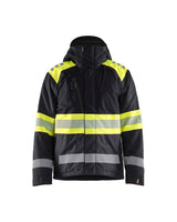 Blaklader Winter Jacket Hi-Vis 4480 #colour_black-hi-vis-yellow