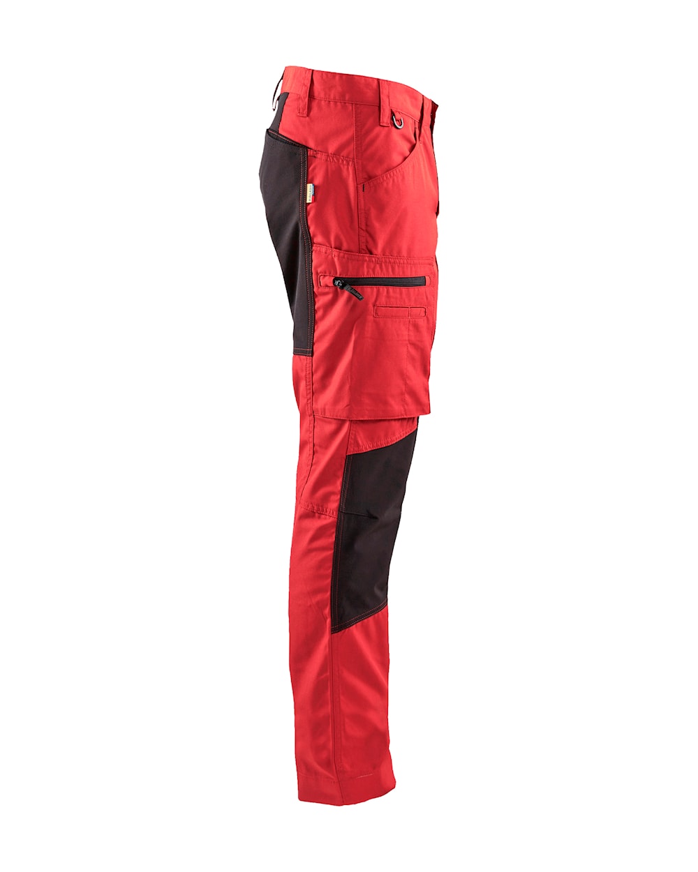 Blaklader Service Trousers with Stretch 14591845 #colour_red-black