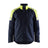 Blaklader Winter Jacket Inherent Steel 4515 #colour_navy-blue-hi-vis-yellow