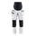 Blaklader Maternity Trousers Painter Zip-Off 7102 #colour_white-black