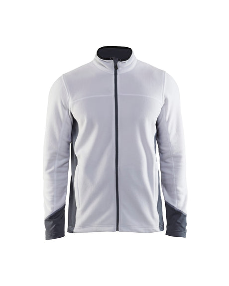 Blaklader Super Lightweight Fleece Jacket 4895 #colour_white-grey