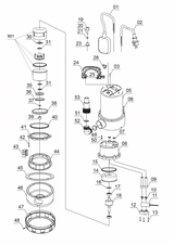 Einhell GC-DP 9035 N Dirty Water Pump, 15,700 L/H