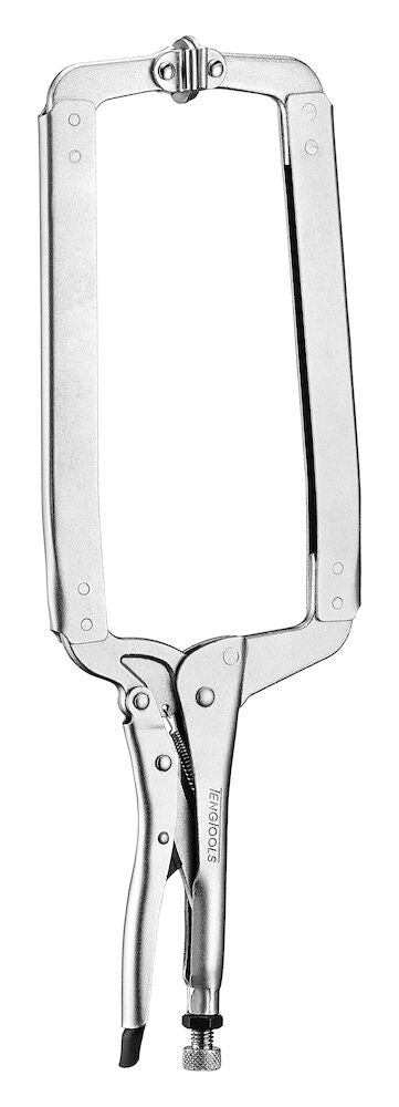 Teng Tools Swivel C Clamp Long Power Grip Plier 450mm