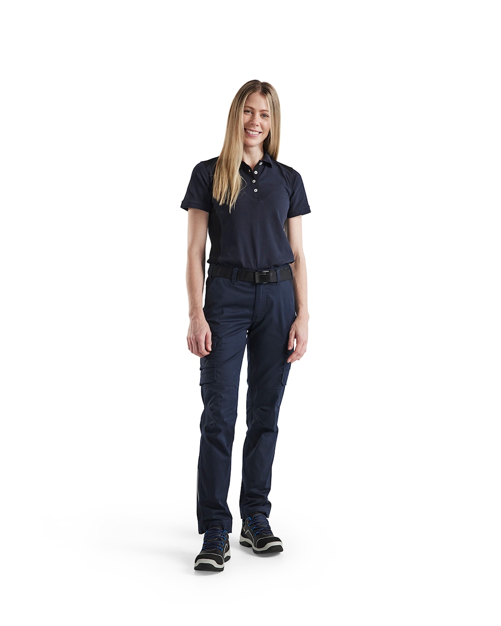 Blaklader Women's Industry Trousers Stretch 7144 #colour_dark-navy-black