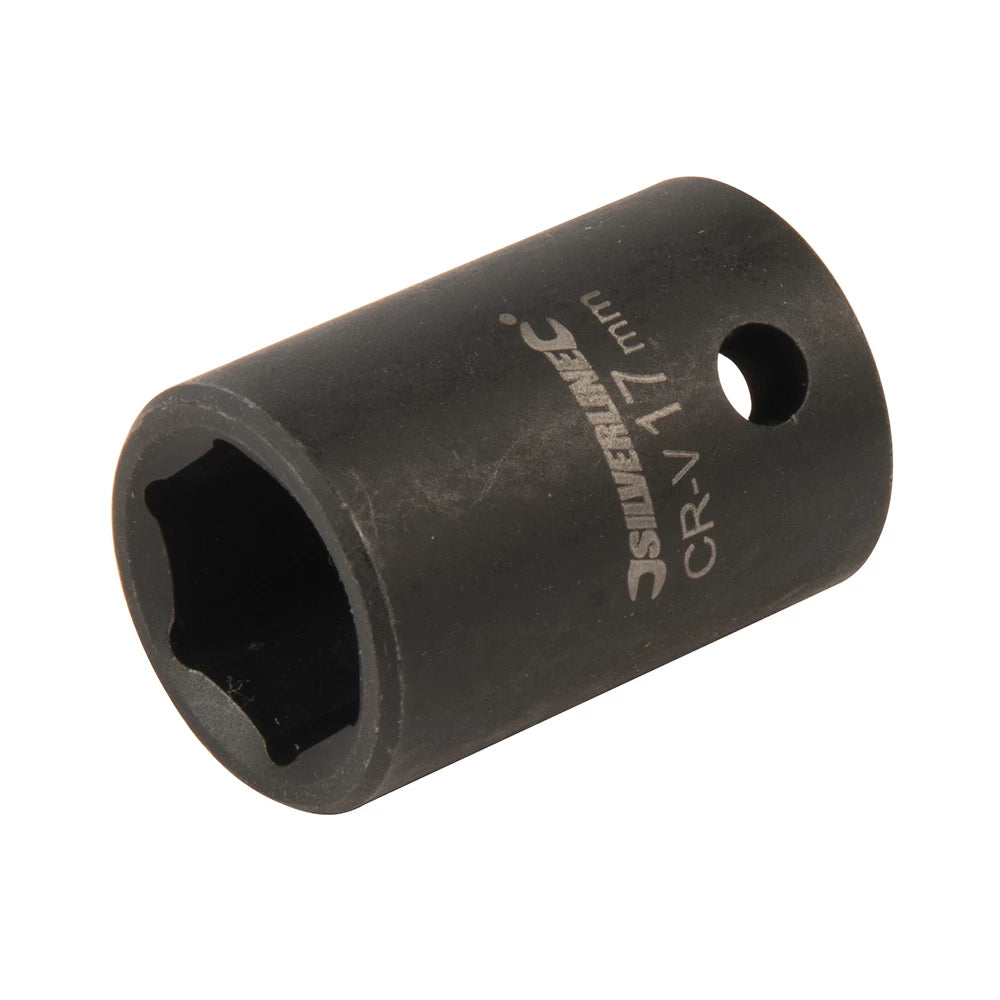 Silverline Impact Socket 1/2" Drive 6Pt Metric