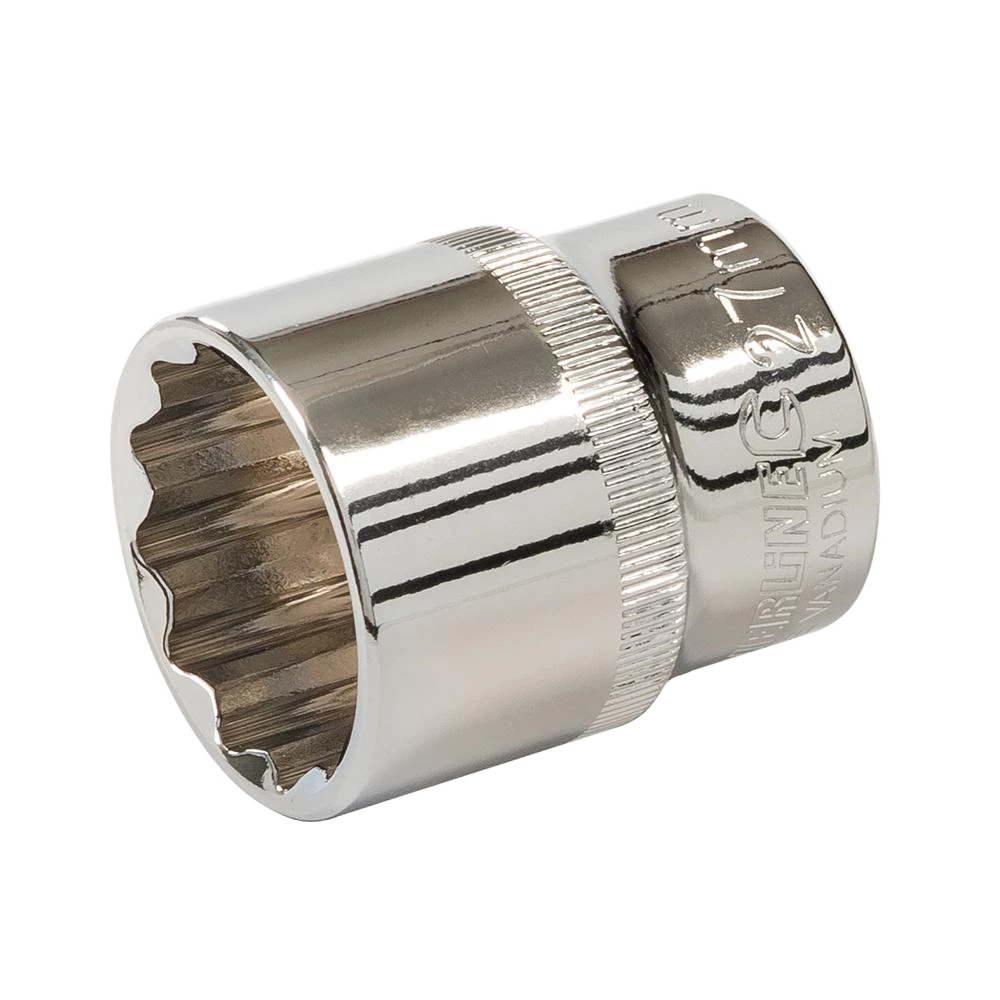 Silverline Socket 1/2" Drive 12pt Metric