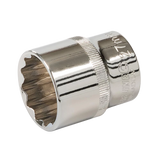 Silverline Socket 1/2" Drive 12pt Metric