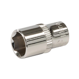 Silverline Socket 1/4" Drive 6pt Metric