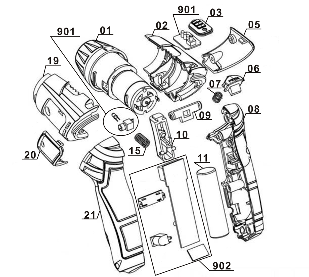 Einhell Power X-Change 3.6V Screwdriver