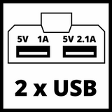 Einhell Power X-Change 18V USB Bank - Body Only