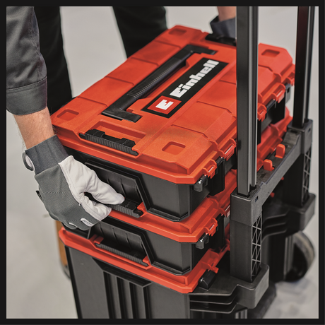 Einhell Deep and 2x Stackable Case with Trolley