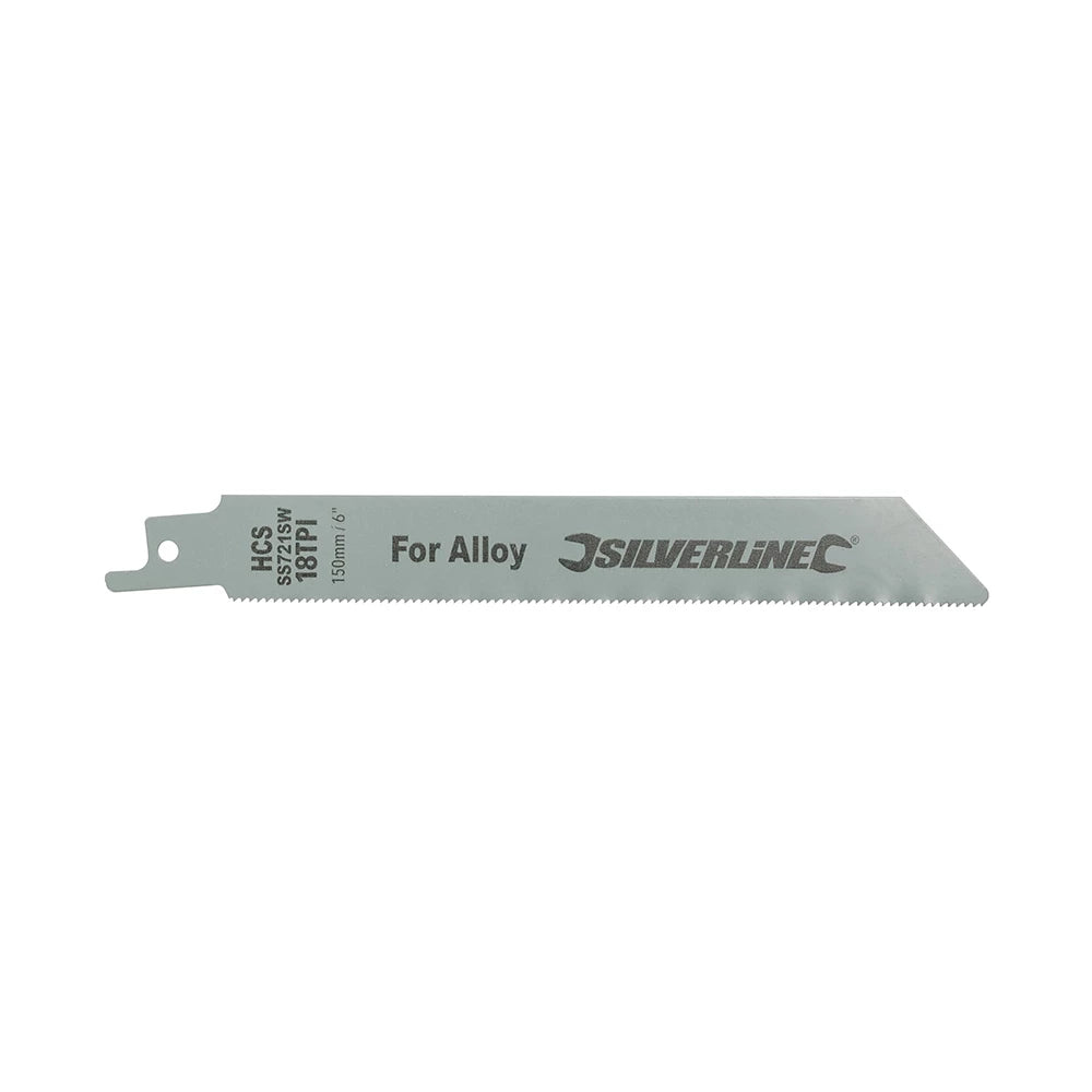 Silverline Reciprocating Saw Blades For Alloy 5Pk