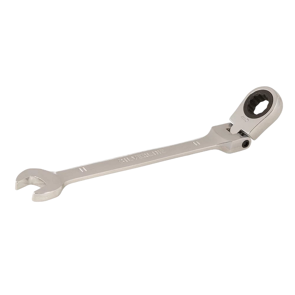 Silverline Flexible Head Ratchet Spanner