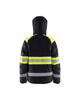 Blaklader Winter Jacket Hi-Vis 4480 #colour_black-hi-vis-yellow