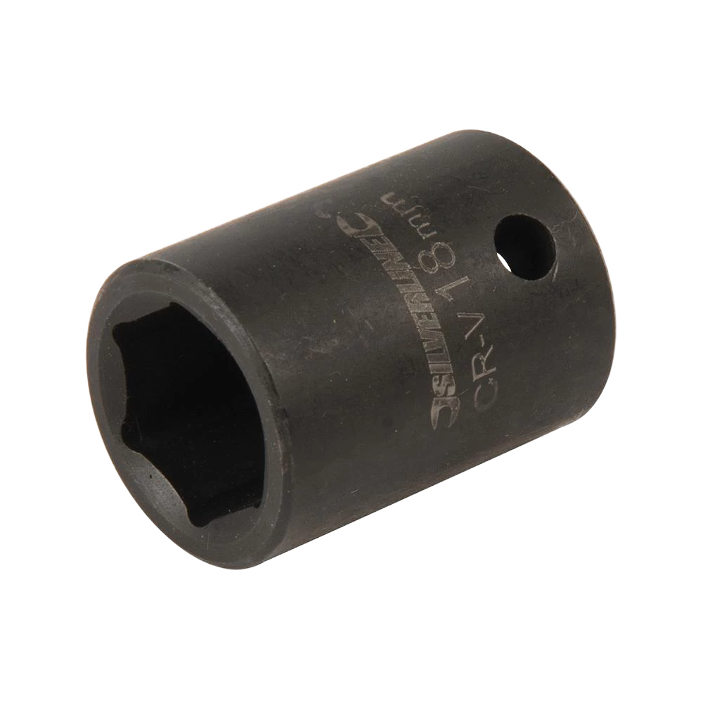 Silverline Impact Socket 1/2" Drive 6Pt Metric