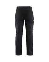 Blaklader Women's Service Trousers Denim Stretch 7147 #colour_navy-blue-black