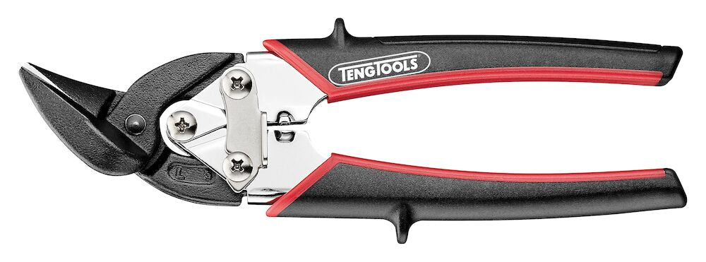 Teng Tools Compact tin snip straight/left cut Cr-Mo 182mm