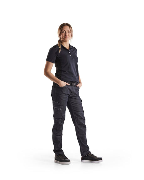 Blaklader Women's Polo Shirt 3390 #colour_dark-navy-black