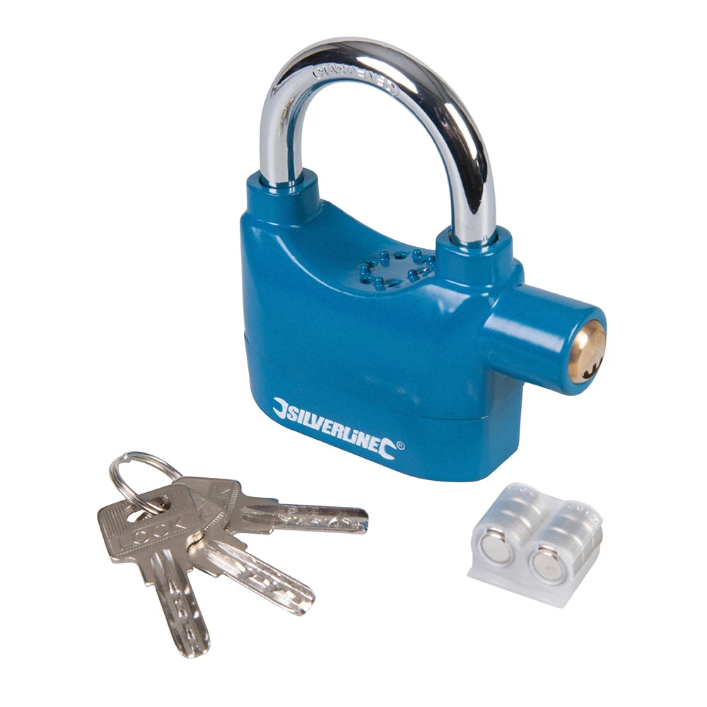 Silverline Alarm Padlock