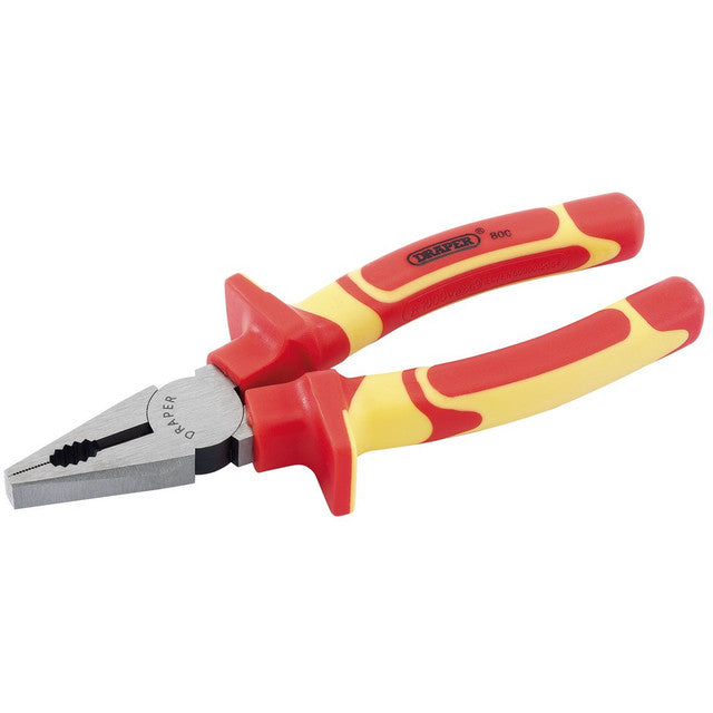 Draper Tools VDE Combination Pliers, 180mm